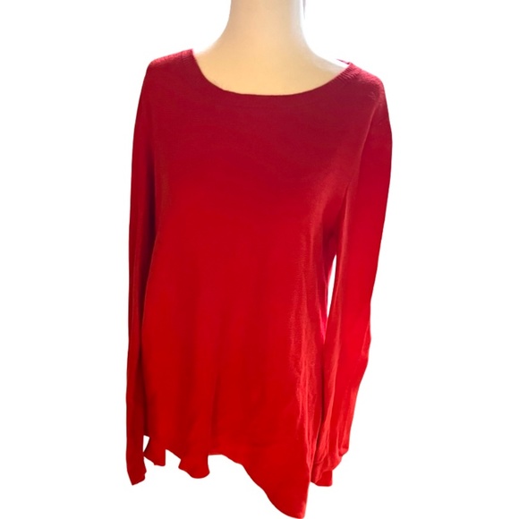 Eileen Fisher red tunic (xs/s/m, red) - Picture 2 of 7